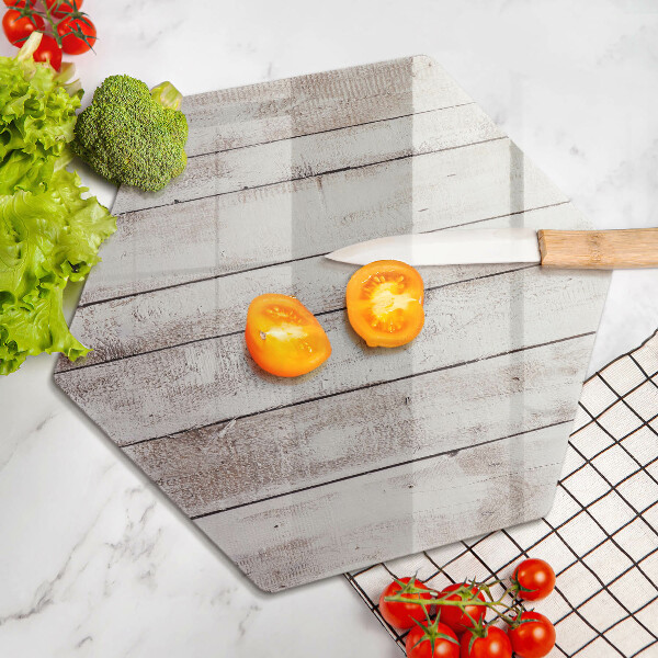 Kuchynská doska veľká zo skla Staré drevené dosky