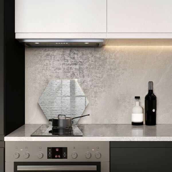 Kuchynská doska veľká zo skla Murovaná stena