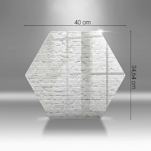 Kuchynská doska veľká zo skla Murovaná stena