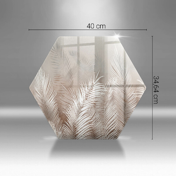 Kuchynská doska zo skla Boho vegetačné listy