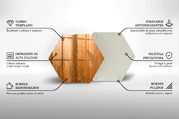 Kuchynská doska zo skla Drevené dosky