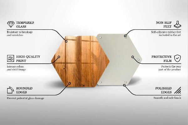 Kuchynská doska zo skla Drevené dosky