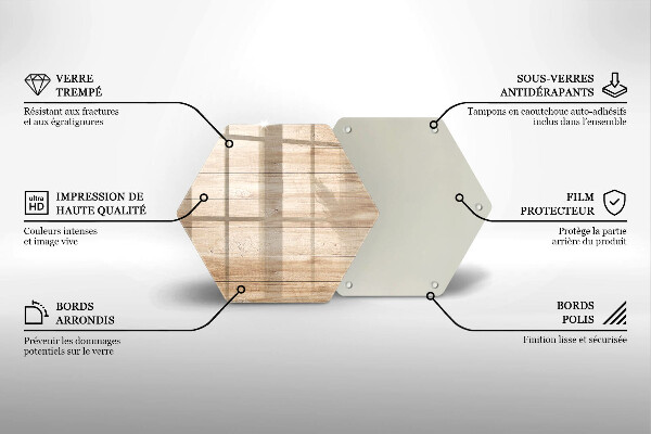 Kuchynská doska zo skla Drevené dosky