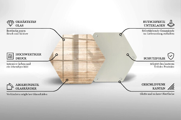 Kuchynská doska zo skla Drevené dosky
