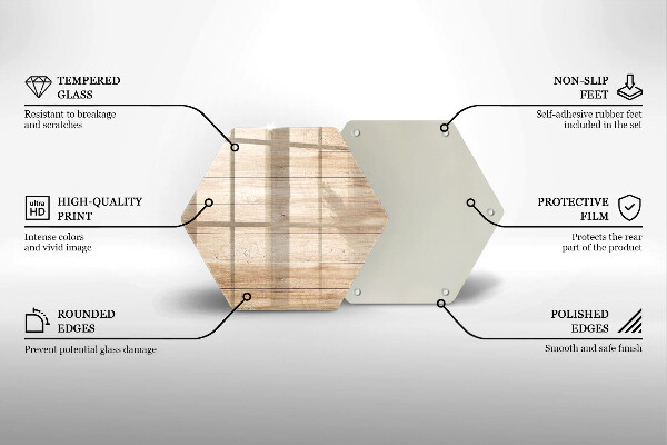 Kuchynská doska zo skla Drevené dosky