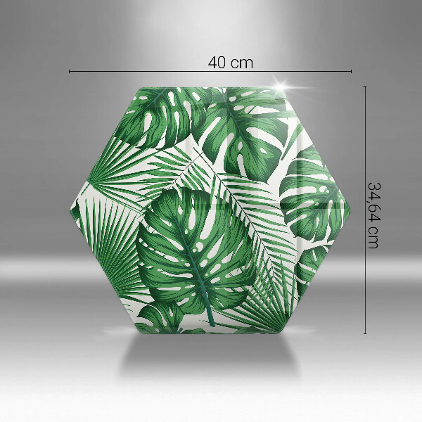 Kuchynská doska veľká zo skla Monstera odchádza
