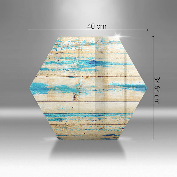 Kuchynská doska zo skla Retro drevené dosky