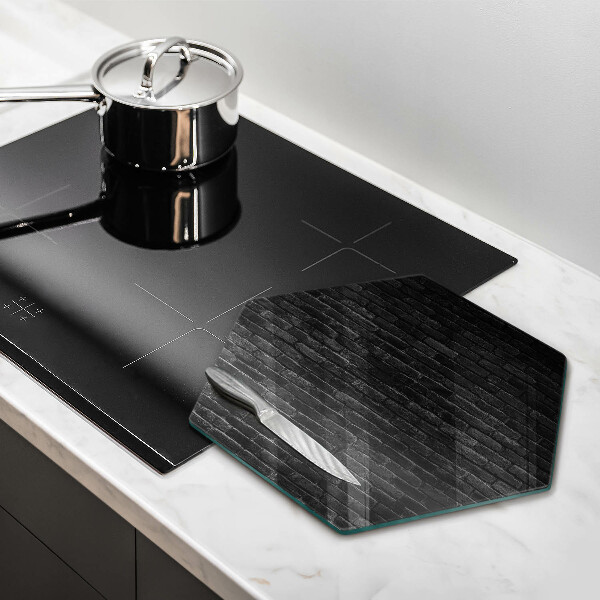 Kuchynská doska zo skla Stena tehlová stena