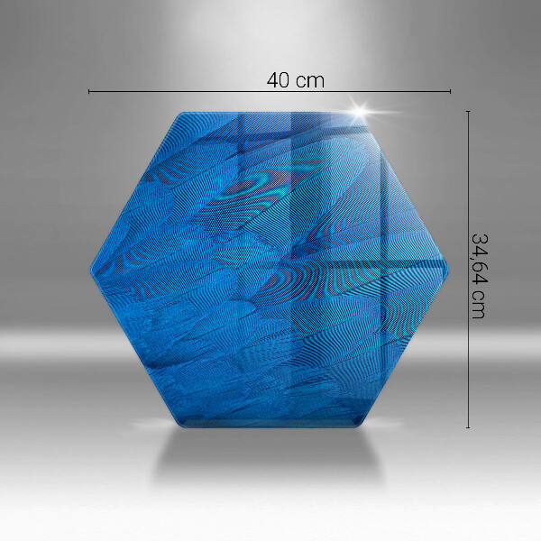 Kuchynská doska zo skla Vtáčie perie