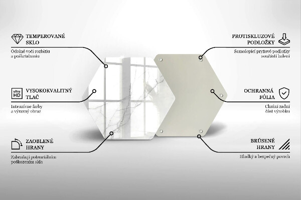 Kuchynská doska veľká zo skla Mramorové kamenné pozadie