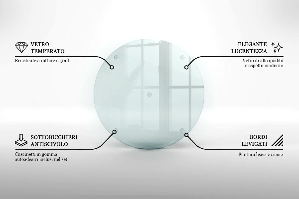 Priehľadná doska na krájanie 40 cm
