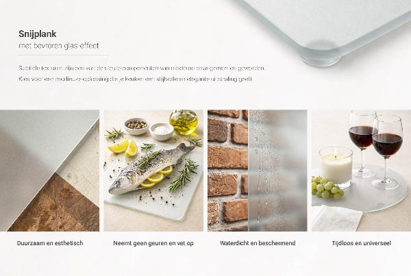 Doska na krájanie v rozmere 52 × 40 cm