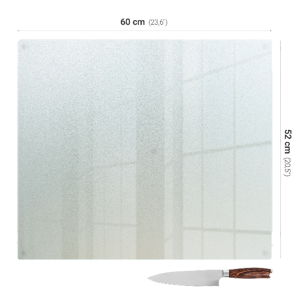 Doska na krájanie v rozmere 60 × 52 cm