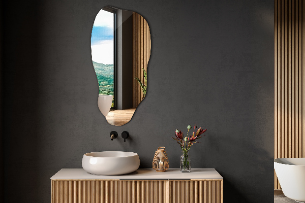 Asymetrické zrkadlo dekoratívne na stenu 40x80