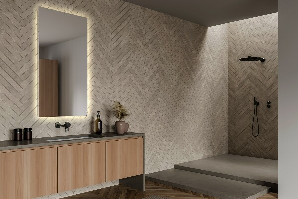 Obdĺžnikové zrkadlo do kupelne s led 70x50 cm