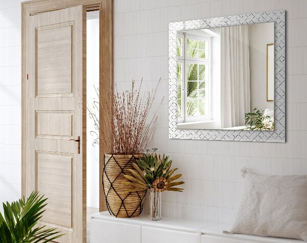 Dekoračné zrkadlo Vzor šachovnicových línií