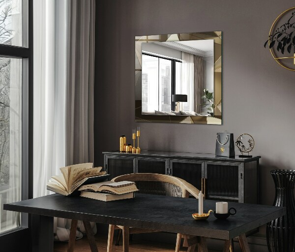 Zrkadlo rám s potlačou Geometrické tvary