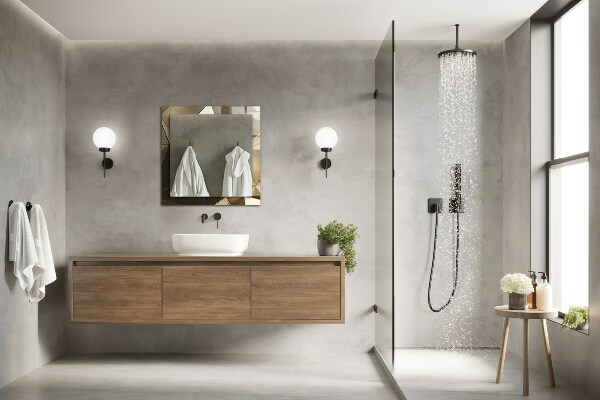 Zrkadlo rám s potlačou Geometrické tvary