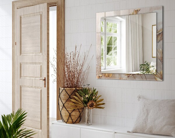 Dekoračné zrkadlo na stenu Vintage kvety