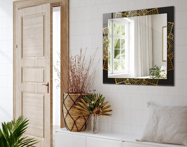 Zrkadlo s potlačeným rámom Vzor mandaly