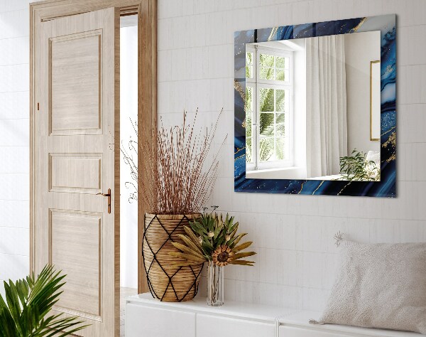 Zrkadlo s motívom Abstraktné mramorové umenie