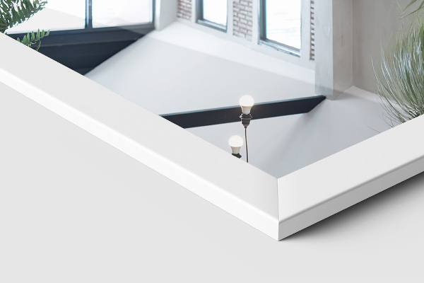 Stojace zrkadlo biele 36x156 cm