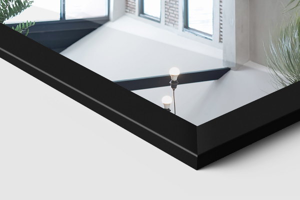 Stojace zrkadlo cierne 36x156 cm