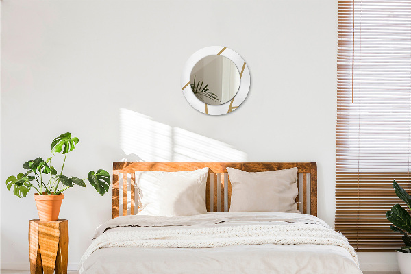 Lineárne zloženie Okrúhle zrkadlo s motívom