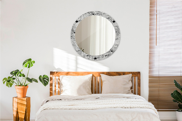 Šablóna Okrúhle dekoračné zrkadlo