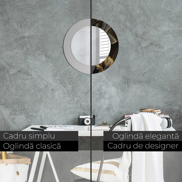 Hibiscus kvety Okrúhle dekoračné zrkadlo