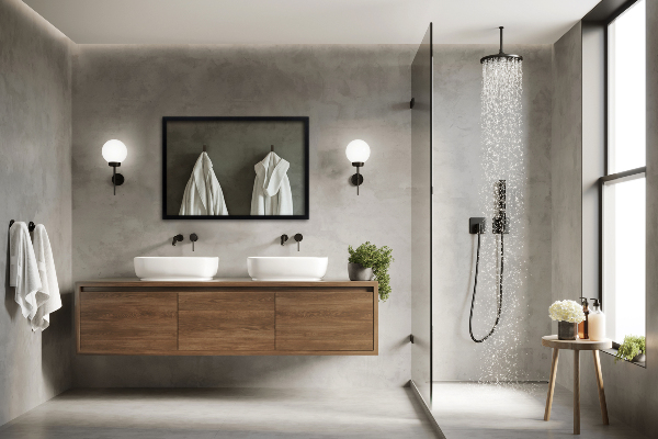 Obdĺžnikové zrkadlo do obývačky v čiernom ráme 100x70 cm