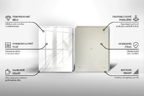 Kryt na stenu pri sporáku Jemný mramor