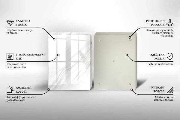 Kryt na stenu pri sporáku Jemný mramor