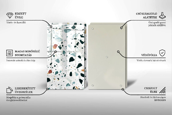 Sklo za varnú dosku Ľahká kamenina