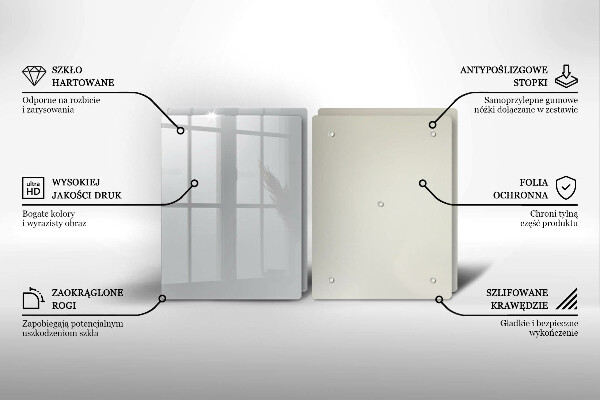 Sklo za varnú dosku Šedá farba