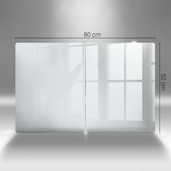 Sklo za varnú dosku biela farba