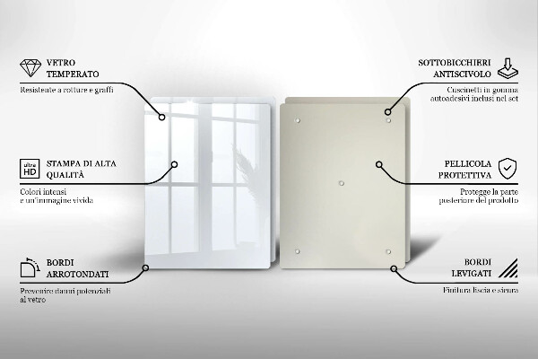 Sklo za varnú dosku biela farba