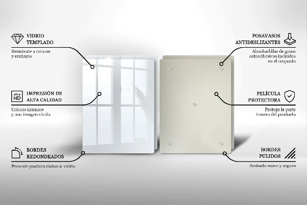Sklo za varnú dosku biela farba