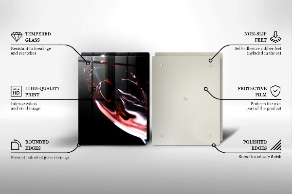 Sklo za varnú dosku Pohárik červeného vína