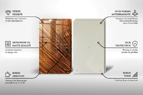 Sklo za varnú dosku Drevená konštrukcia