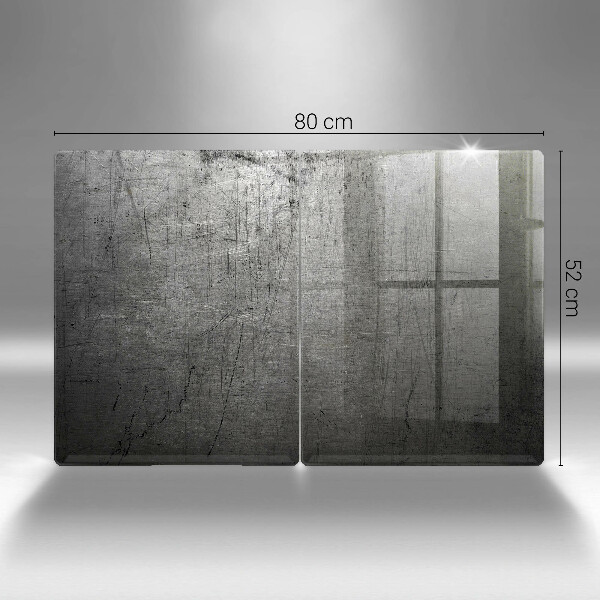 Sklo za varnú dosku Kovová textúra