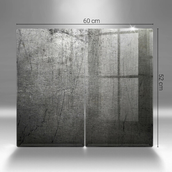 Sklo za varnú dosku Kovová textúra