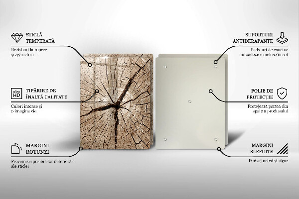 Tvrdené sklo za varnú dosku Prierez stromom