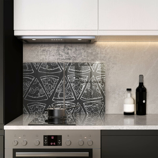 Sklo za varnú dosku Pizza ilustrácie