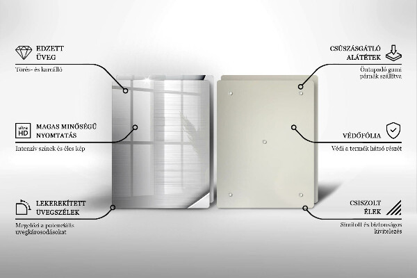 Sklo za varnú dosku Kovové tvary