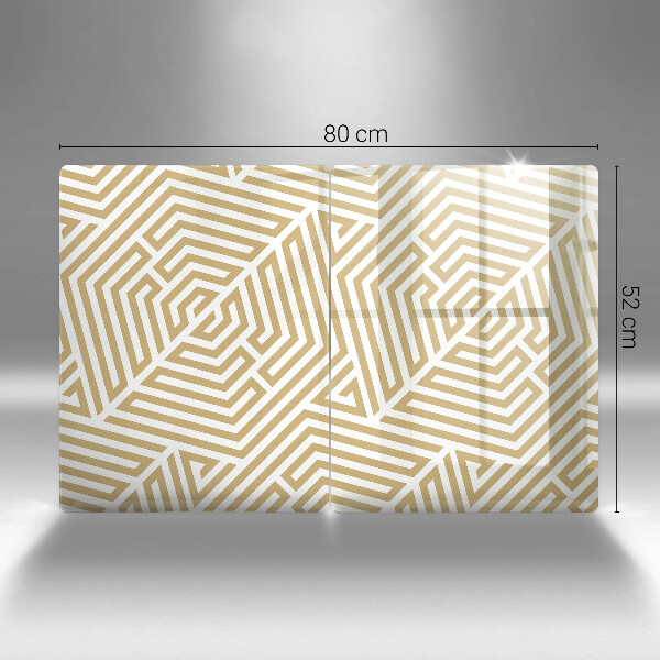 Sklo za varnú dosku Geometrické čiary