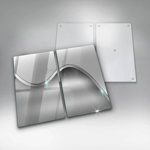 Sklo za varnú dosku Kovová abstrakcia