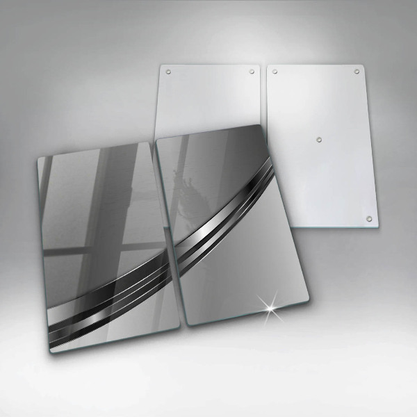 Sklo za varnú dosku Kovová abstrakcia