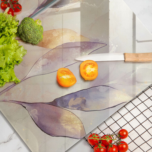 Sklo za varnú dosku Maľované boho listy