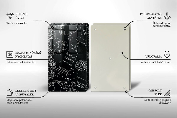 Sklo za varnú dosku Kuchynské doplnky